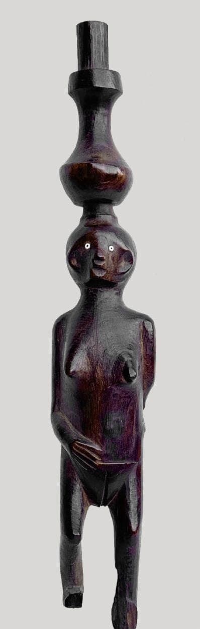 Statue mère et enfant