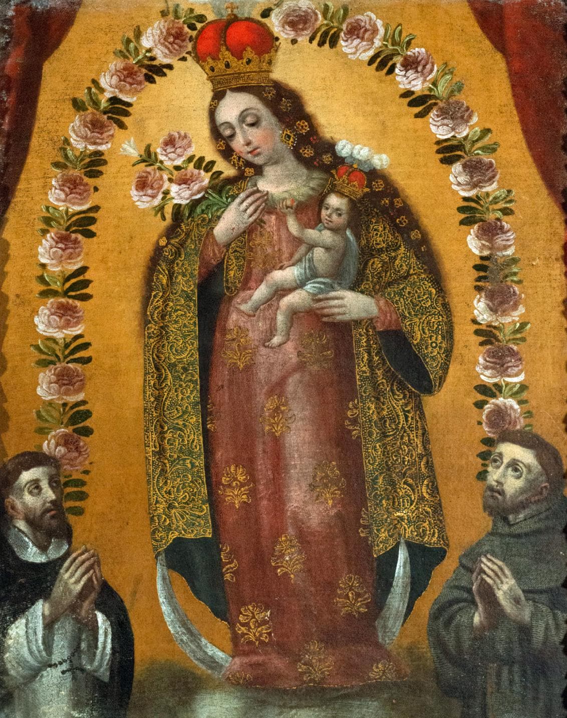 Vierge à l’enfant avec les donateurs