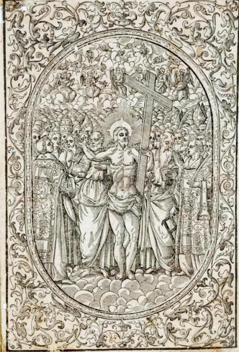 Le Christ entouré des Saints