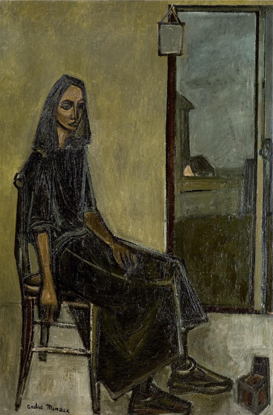 Femme assise